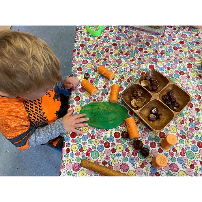 Sensory Exploration with Season Dough Rollers