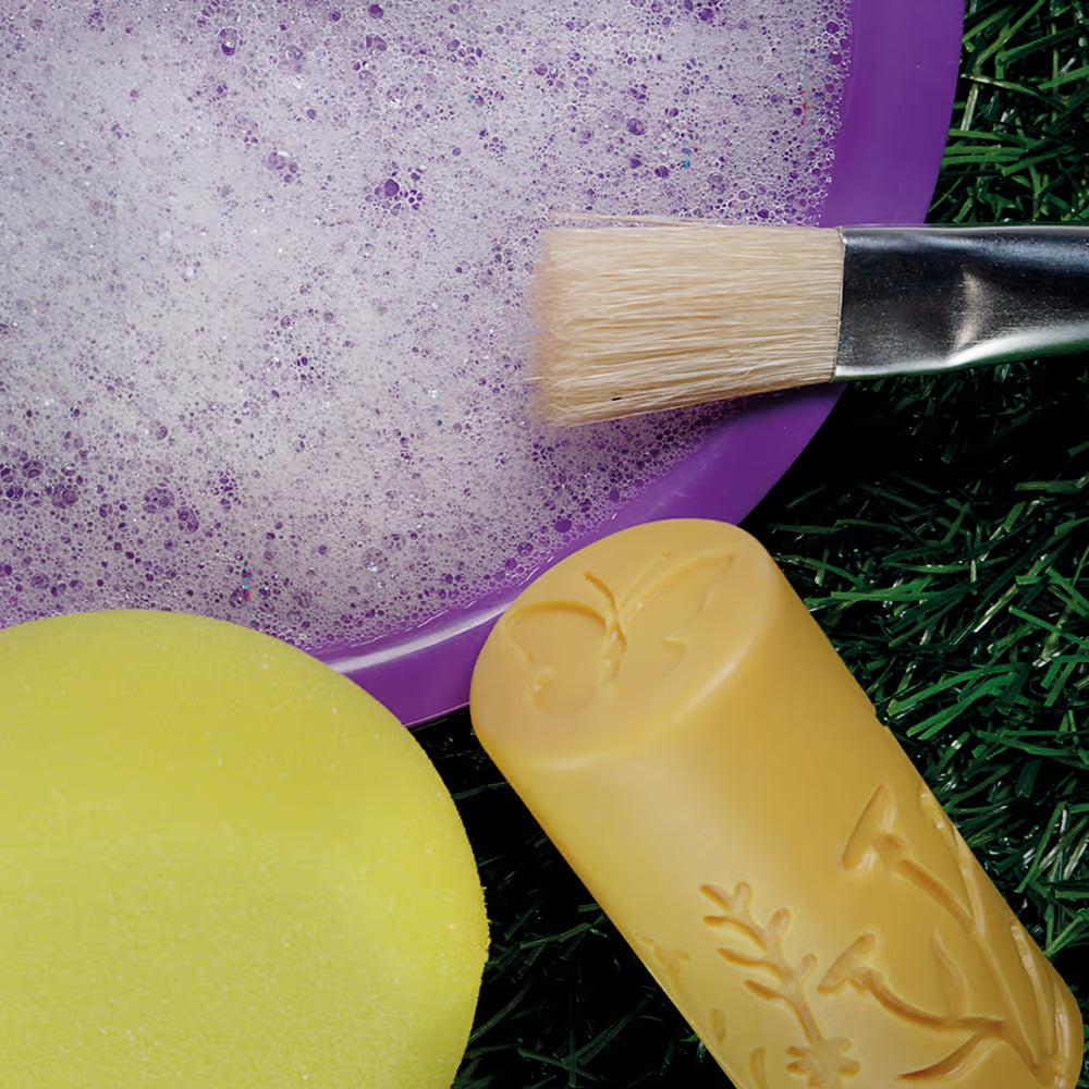 Easy To Clean with Soapy Water and Brush