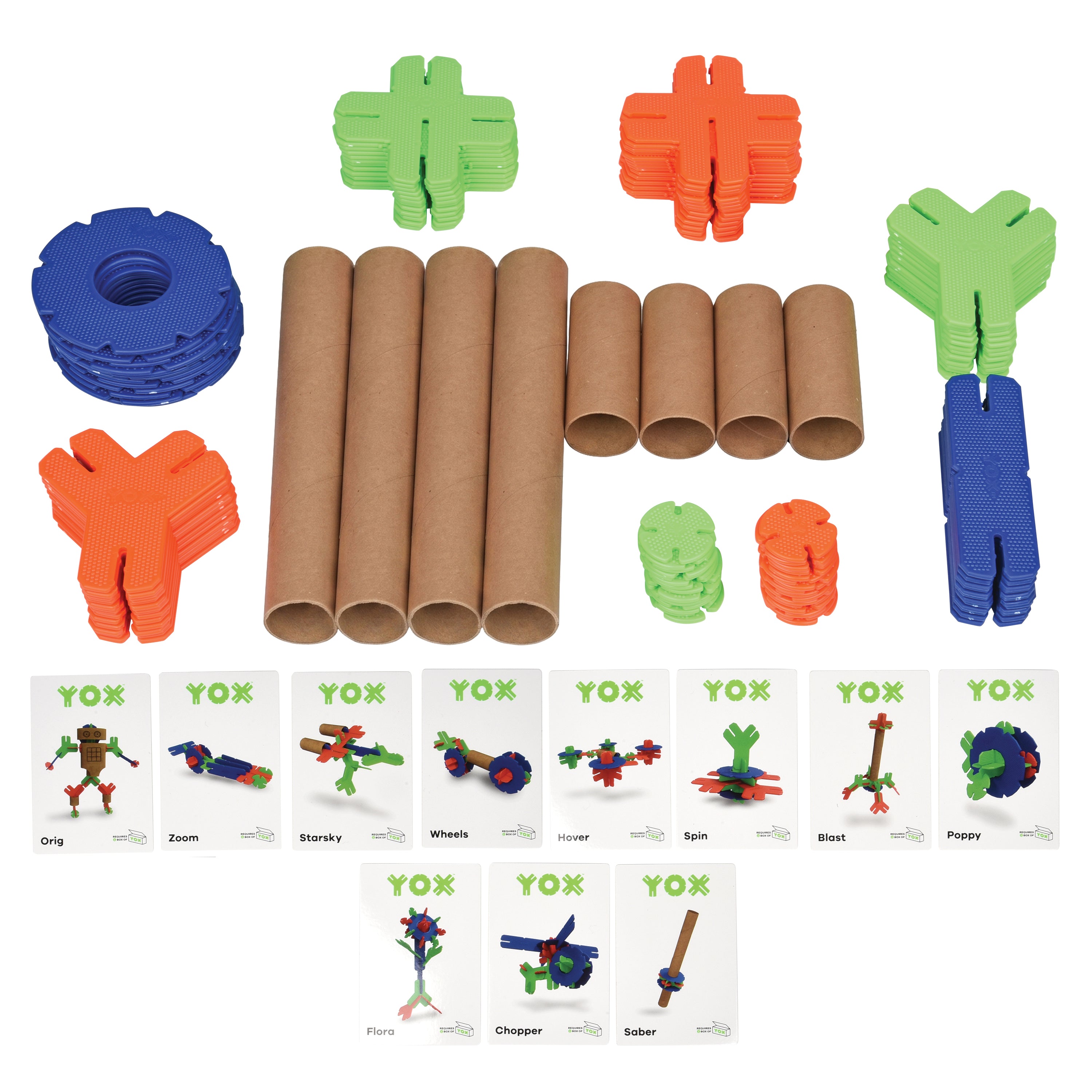 YOX® Megabuilder Classroom Kit | 152-Piece STEM Construction & Creative Building Set