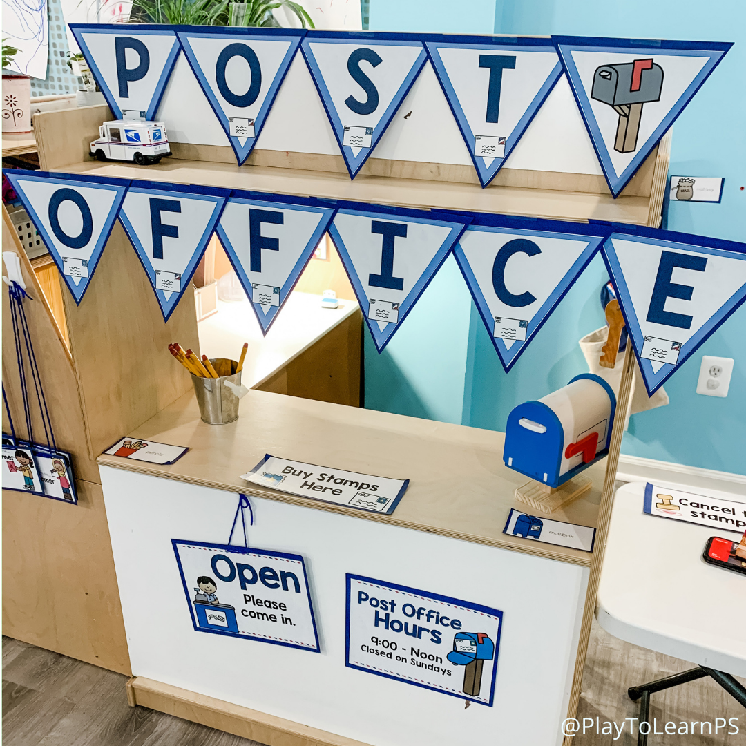 Create-It Station Dressed Up As A Post Office