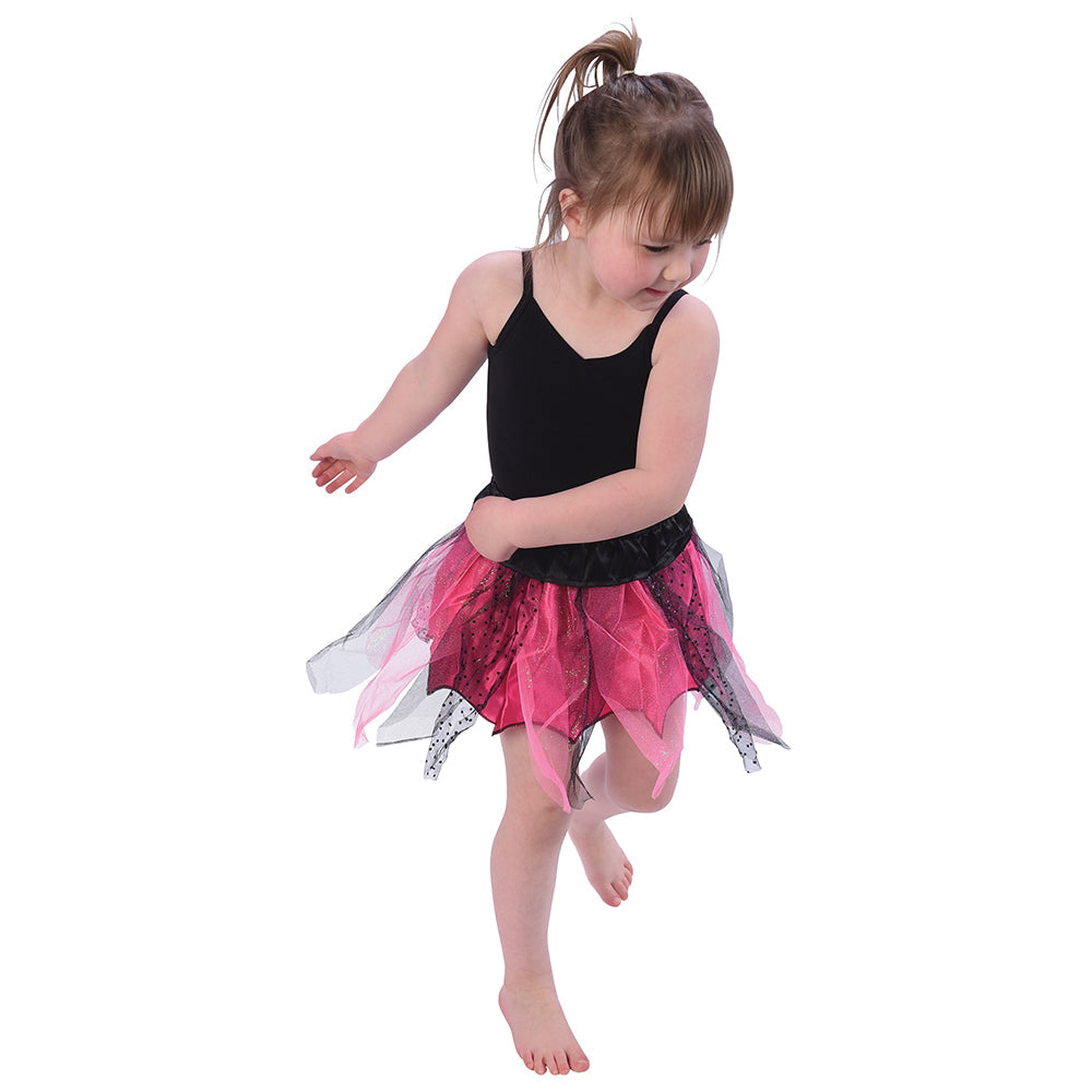 Twirling in a Black & Hot Pink Tutu
