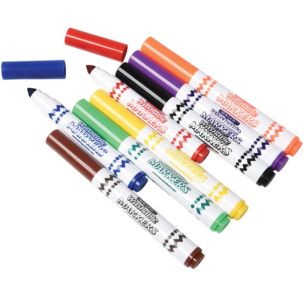 Jumbo Washable Markers Classroom Pack