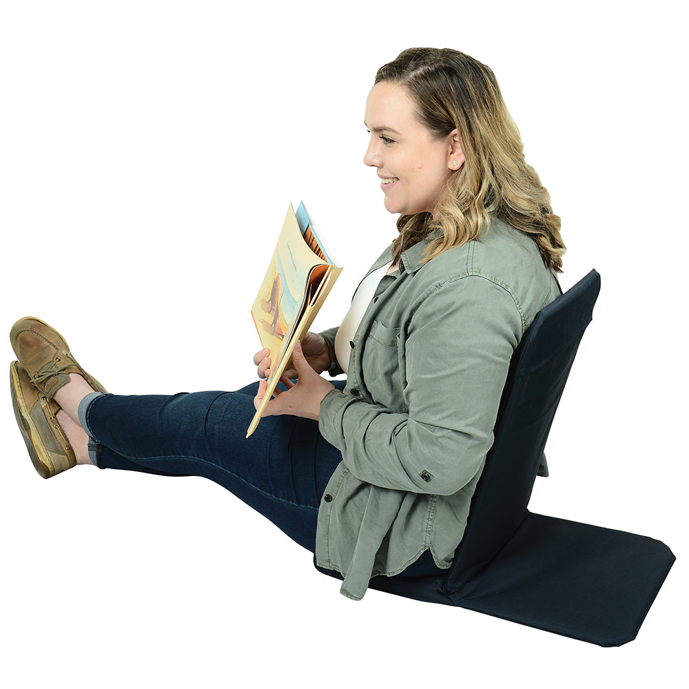 Portable Floor Seat with Back Support | Back Saver Chair for Educators