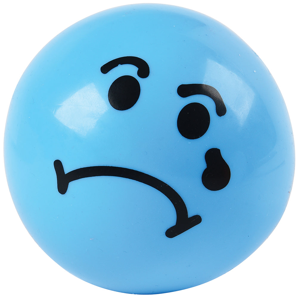 Vinyl Sad-Faced Blue Ball
