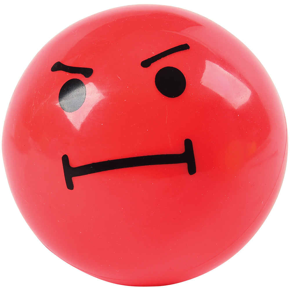 Vinyl Angry-Faced Red Ball