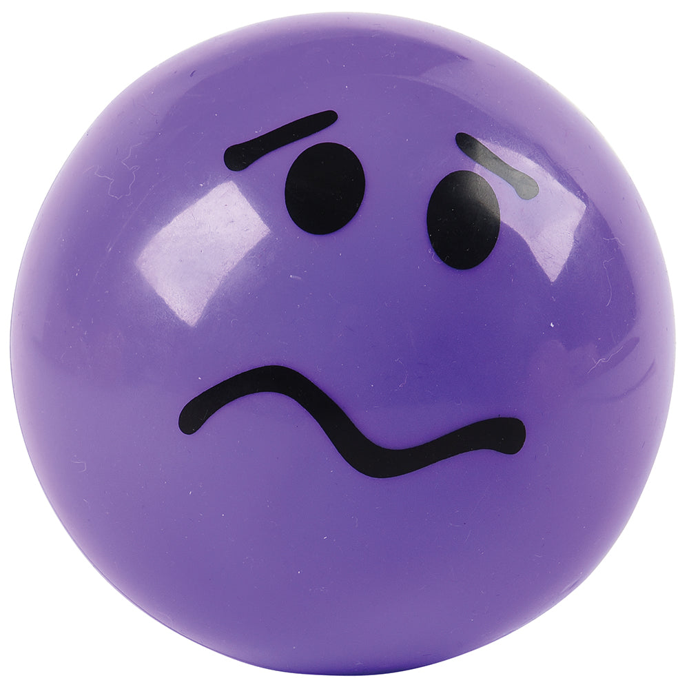 Vinyl Worry-Faced Purple Ball