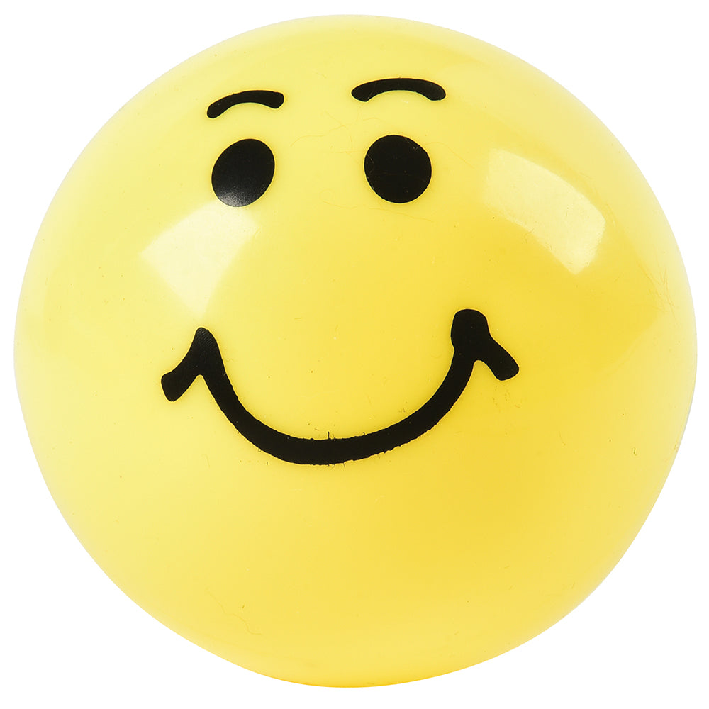 Vinyl Happy-Faced Yellow Ball