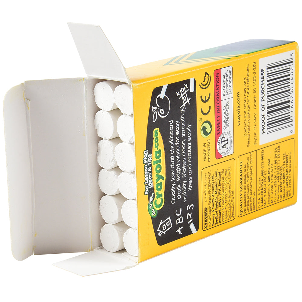 Crayola® White Anti-Dust Chalk