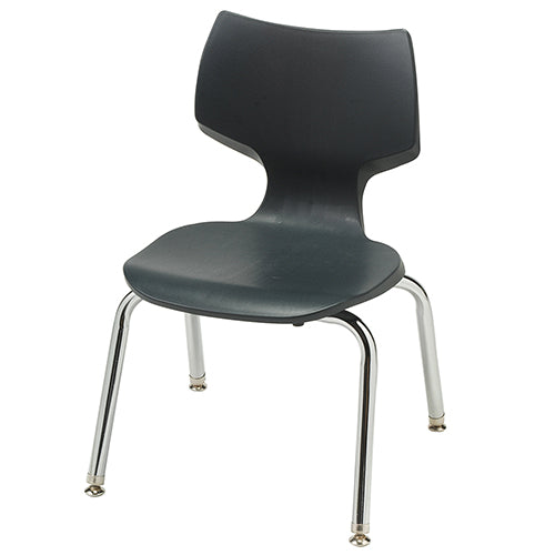 Contemporary T-Back Chairs-14 inch-Navy