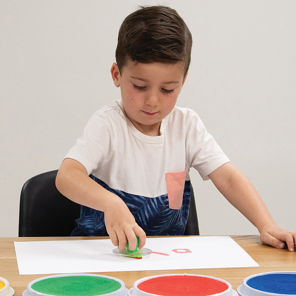 Knobbed Alphabet Stampers - Lowercase