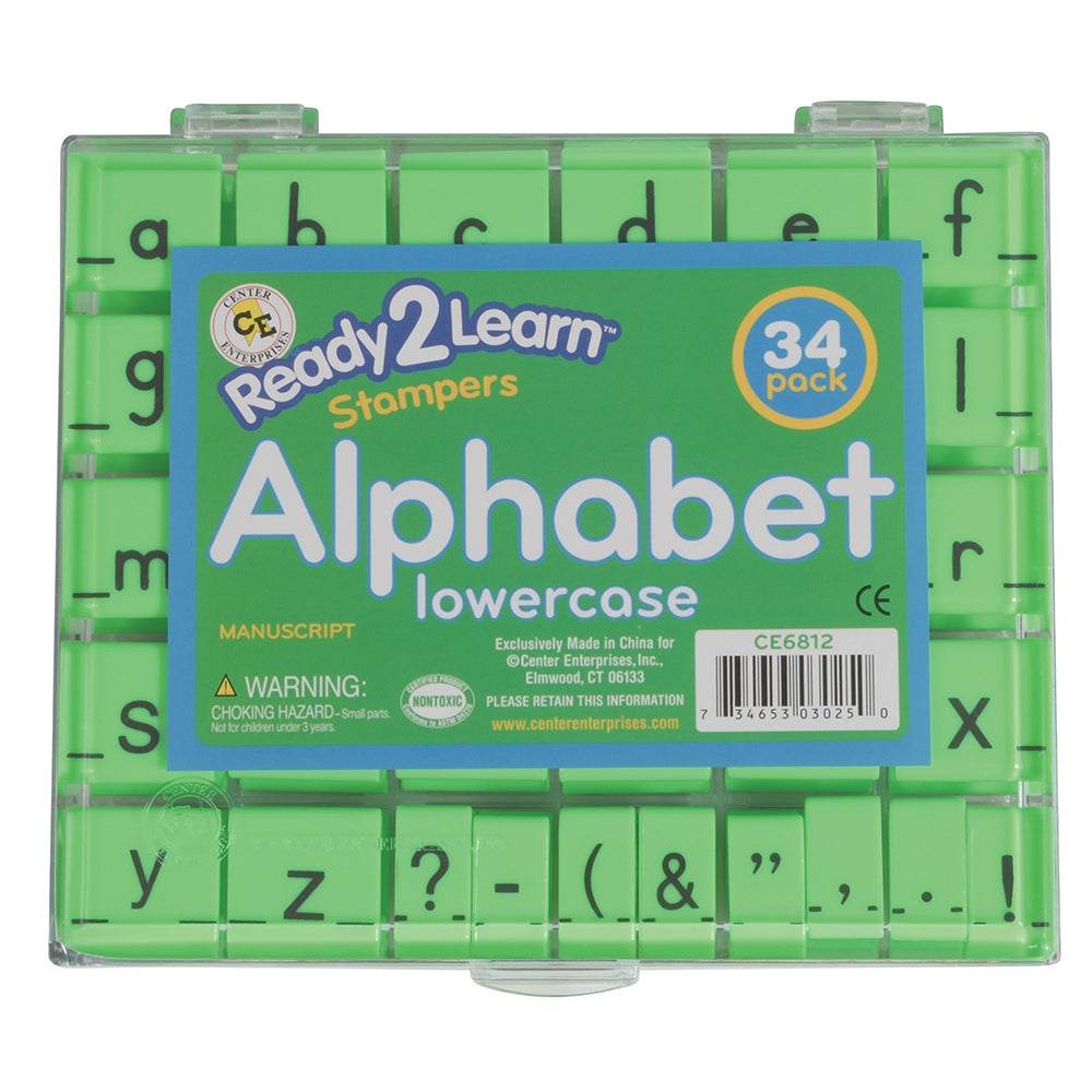 Giant Manuscript Alphabet Stampers - Lowercase