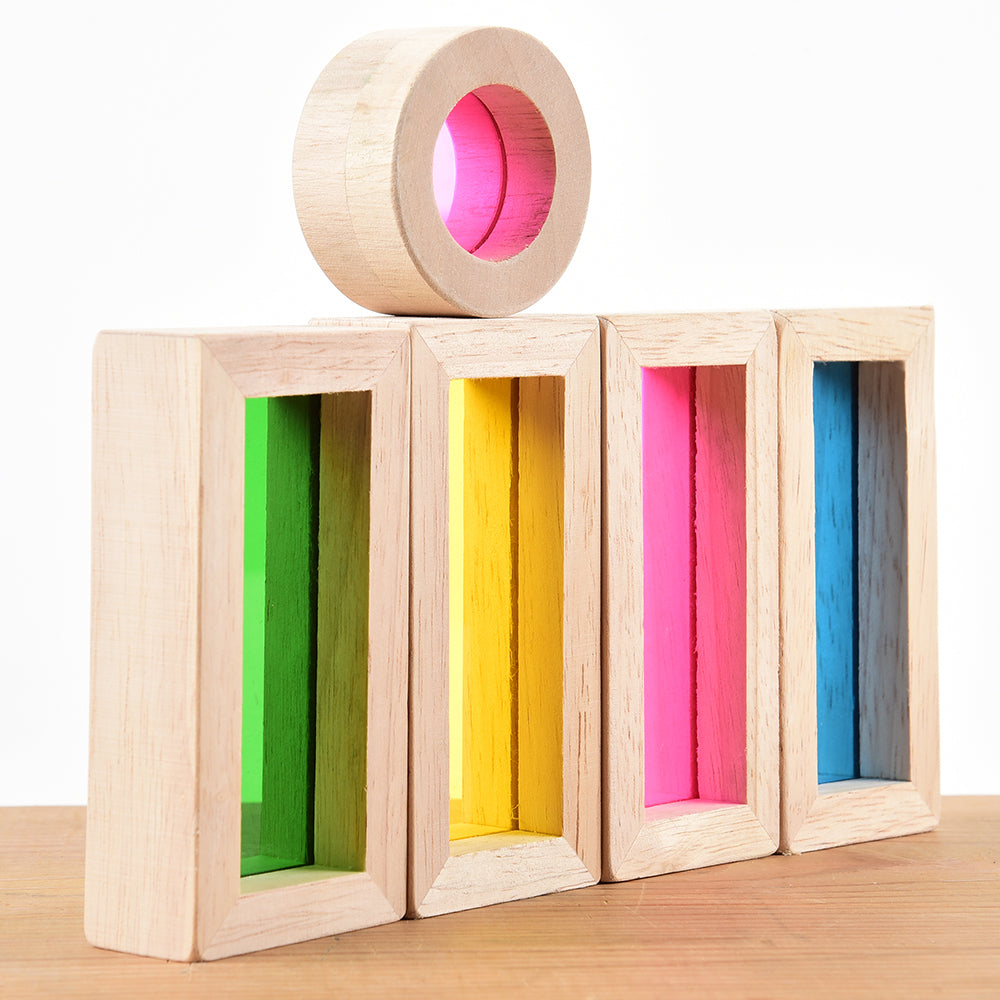 STEM Color Mixing Building Blocks | 24-Piece Light Table Set