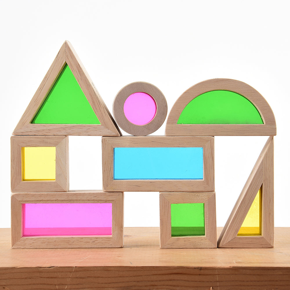 STEM Color Mixing Building Blocks | 24-Piece Light Table Set