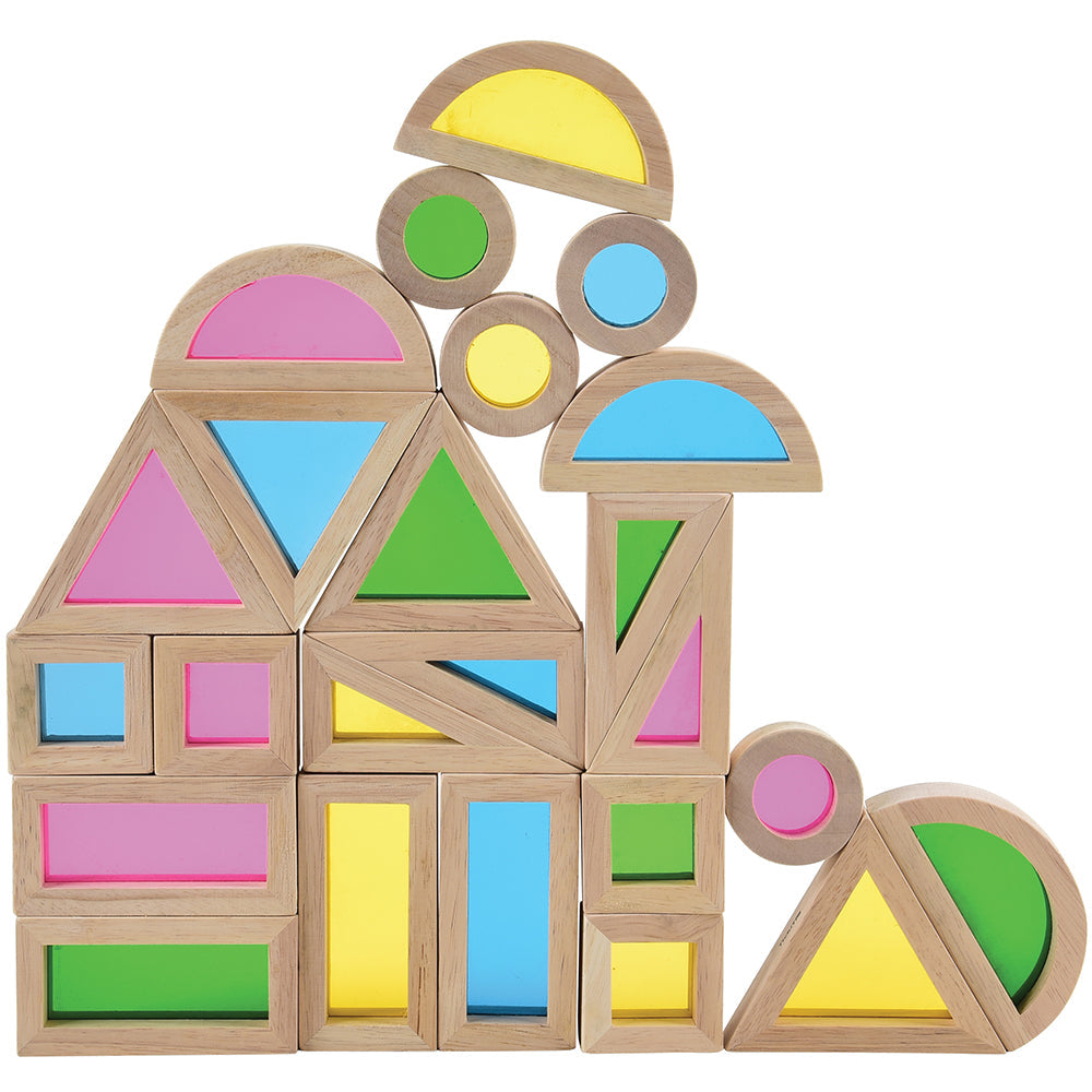 STEM Color Mixing Building Blocks | 24-Piece Light Table Set