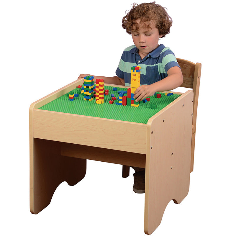 Table for Standard Sized Building Bricks