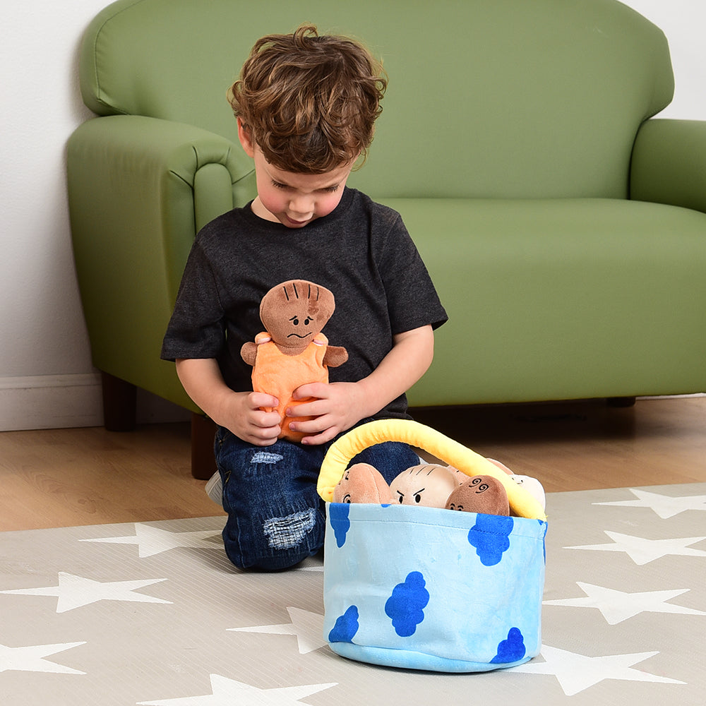 Learning to Express Different Emotions with Plush Baby Dolls