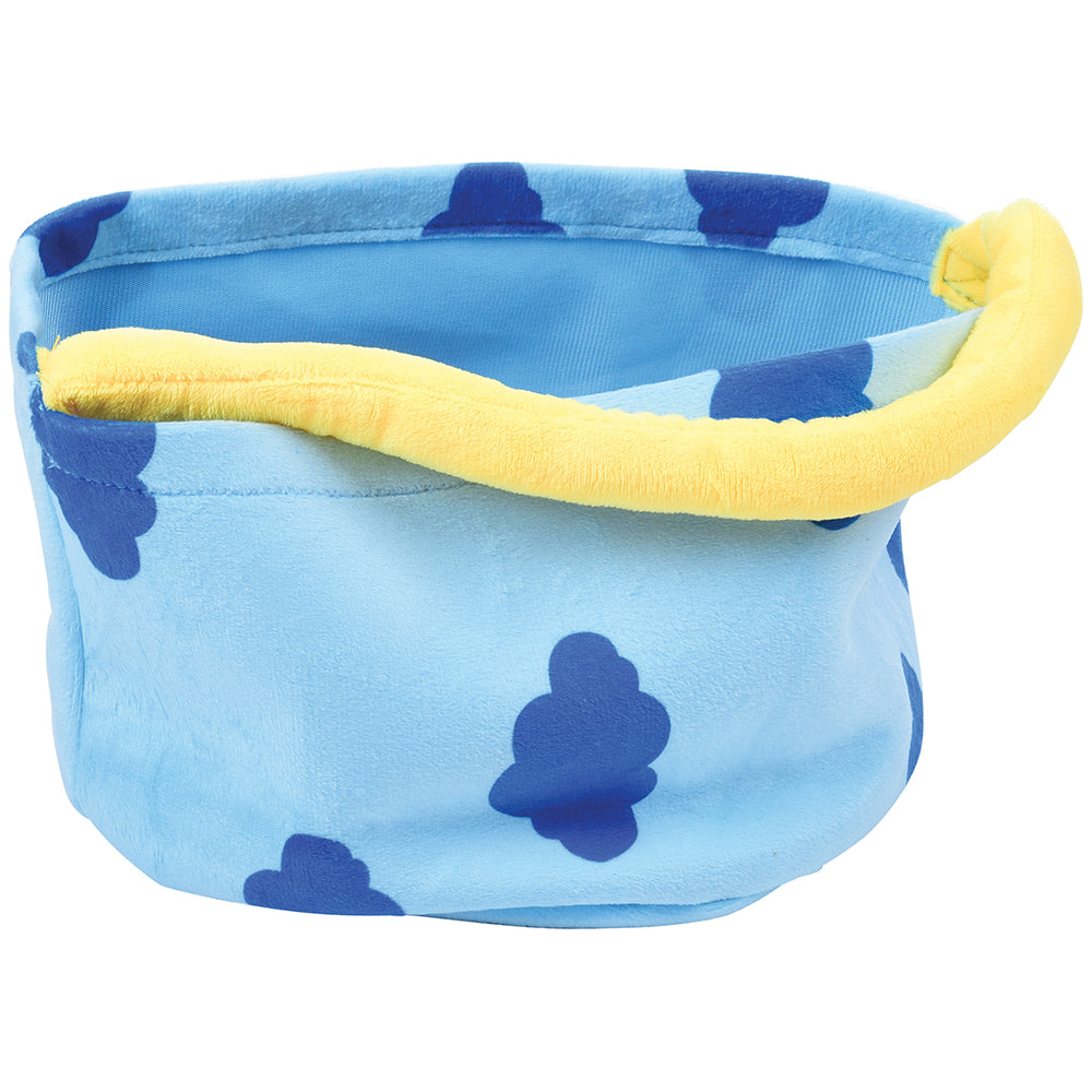 Plush Blue Basket for Expression baby Dolls