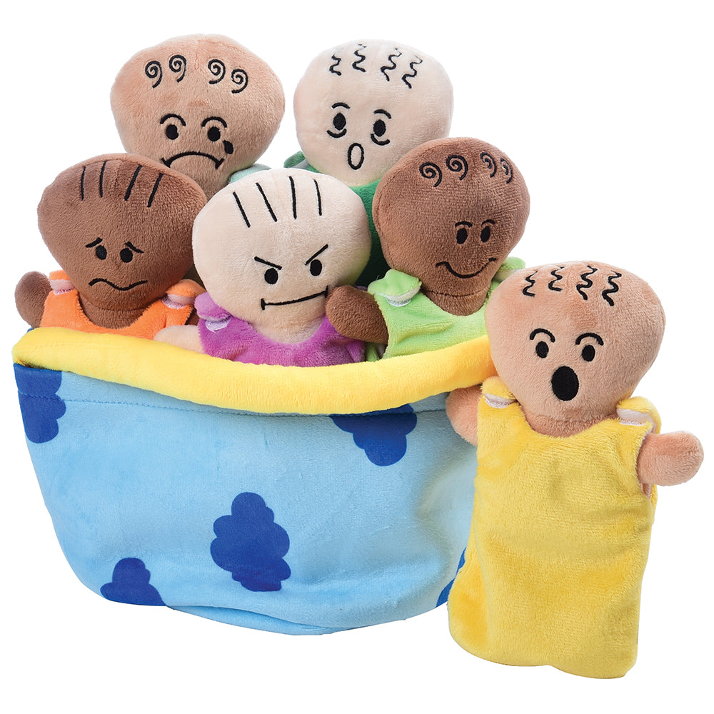 Constructive Playthings® Plush Expression Baby Dolls | Cuddly Emotional Learning Dolls