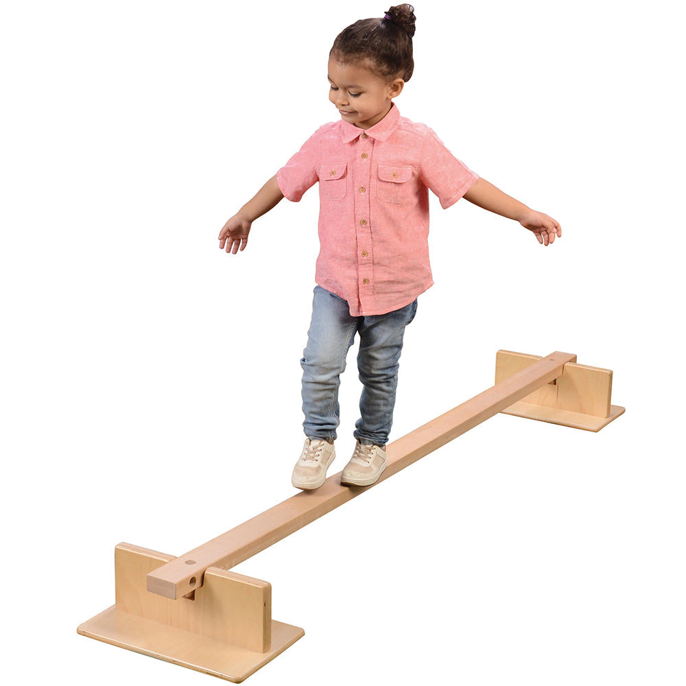 Mastering Balance with Two-Way Wooden Balance Beam