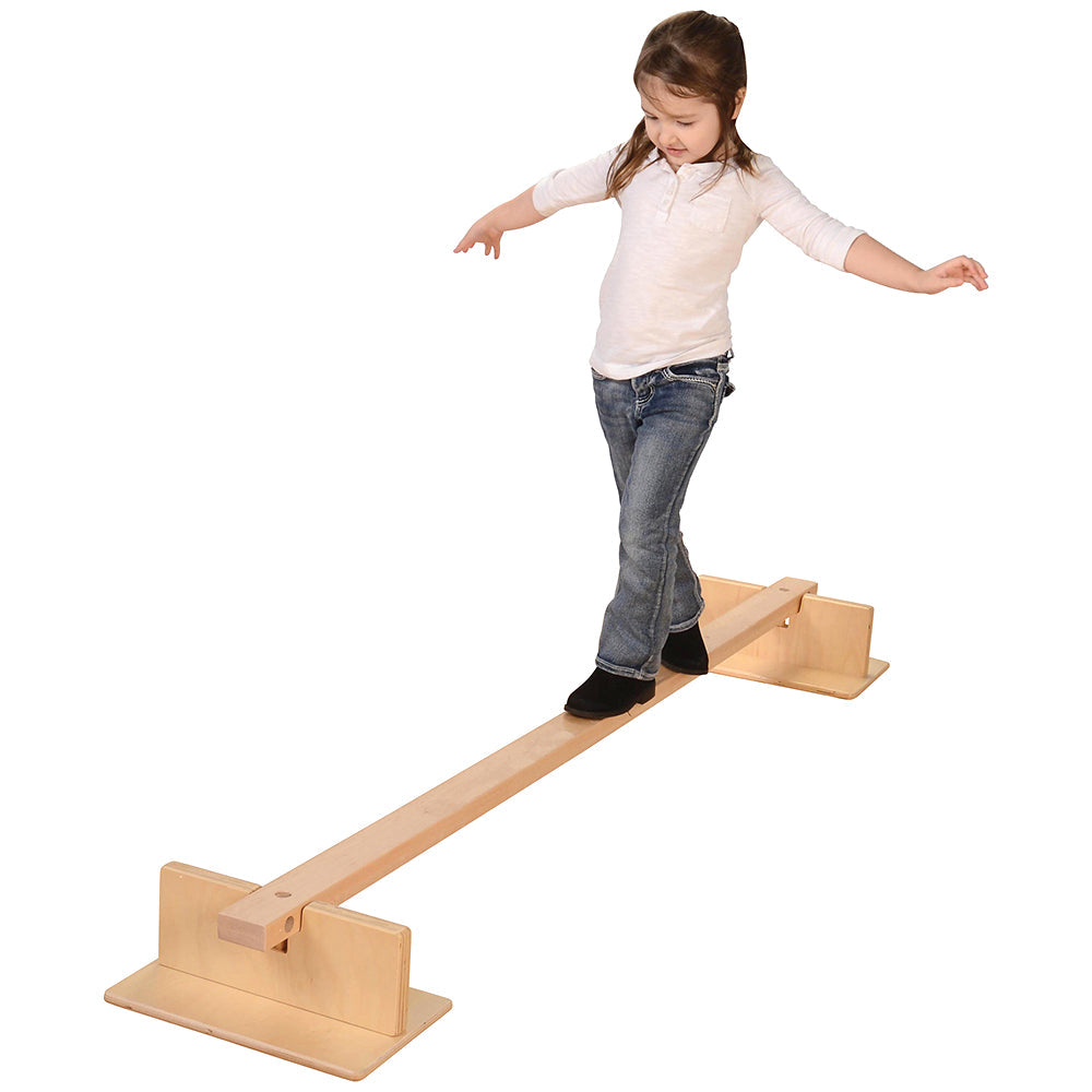 Two-Way Wooden Balance Beam | Enhance Gross Motor Skills & Focus