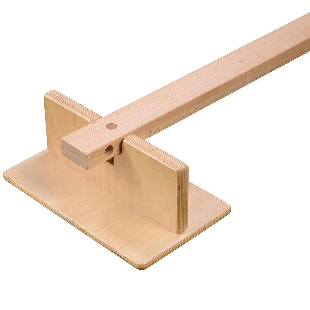 Close-up of Using the Flat Part of balance beam for Beginner's