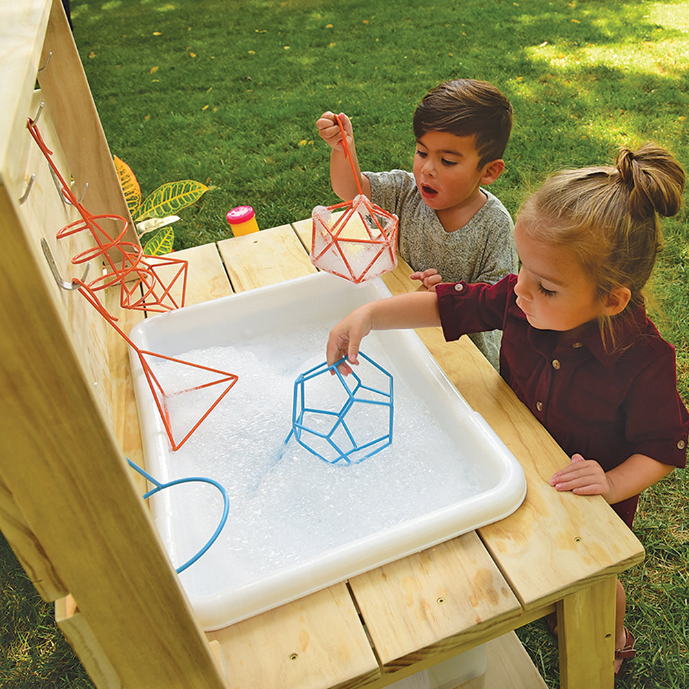 Water Sensory Fun with Outdoor Mud Kitchen
