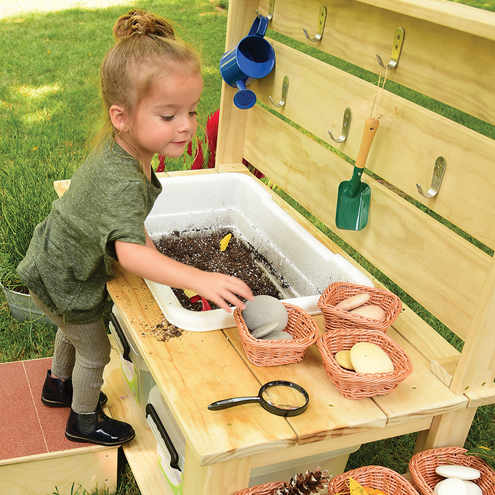 Exploring Nature with Outdoor Mud Kitchen