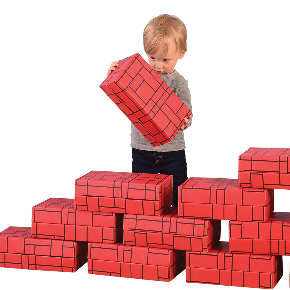Easy-To-Handle Large Cardboard Blocks for the Classroom