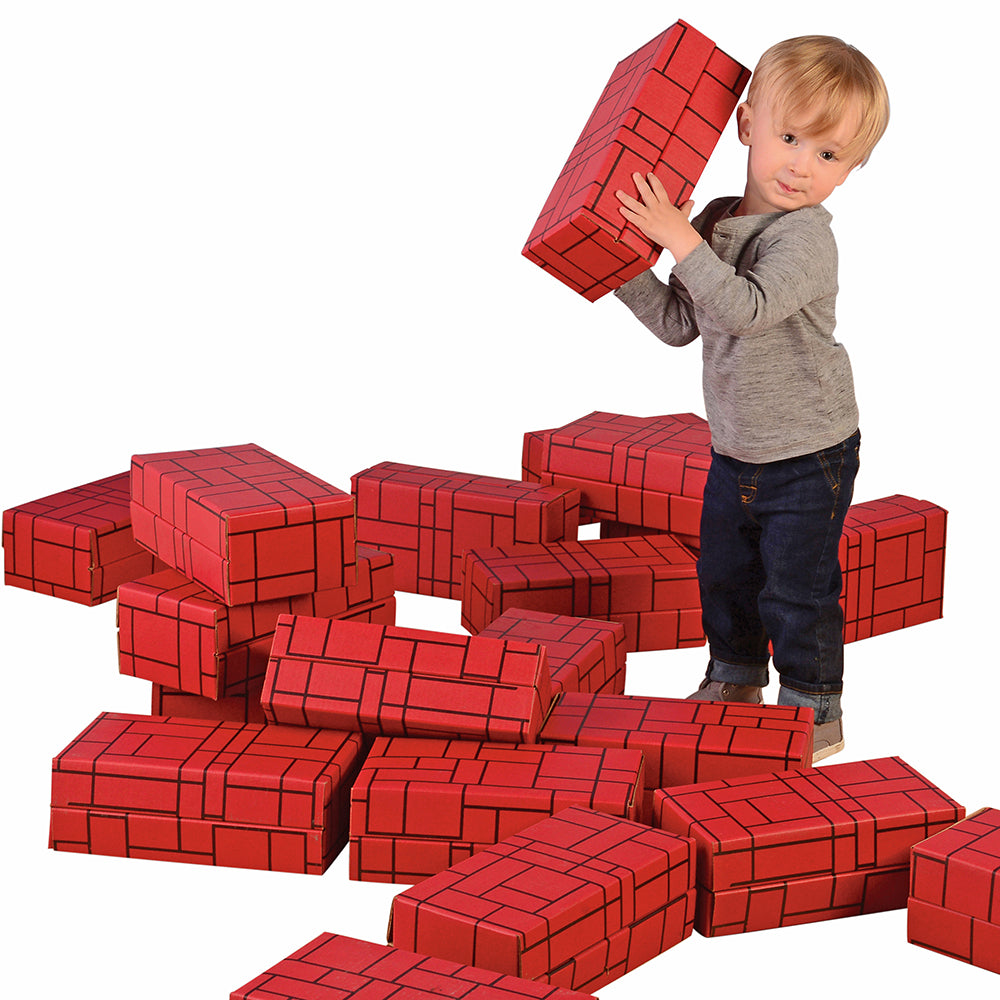 STEM-approved Easy-to Grasp Cardboard Building Blocks