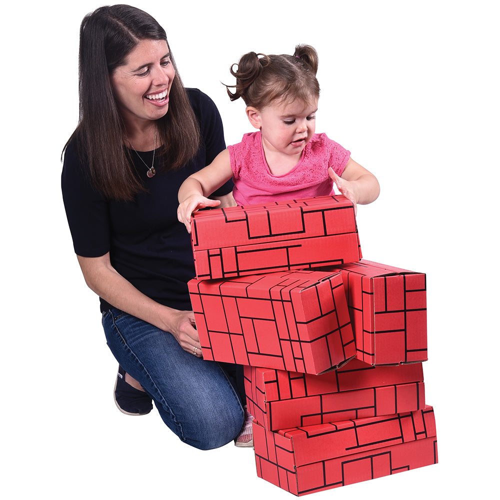 Easy-To-Stack Cardboard Blocks for Toddlers