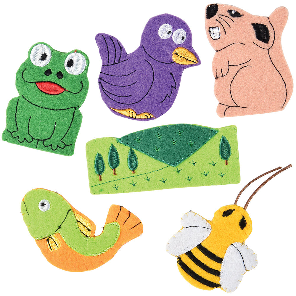 Over in the Meadow 6-Piece Finger Puppet Play Set | Interactive Literacy Learning Tool