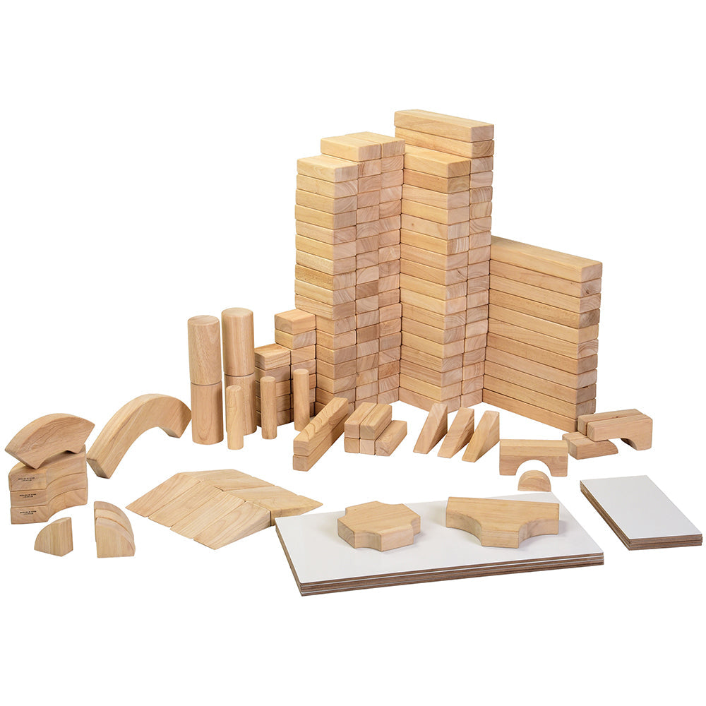 School Unit Block Set - 161 Blocks