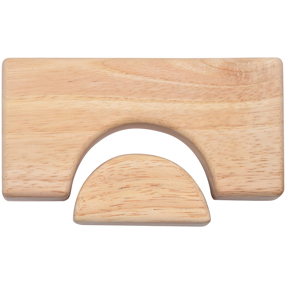 Wood Unit Blocks: Unit Arch and Circle