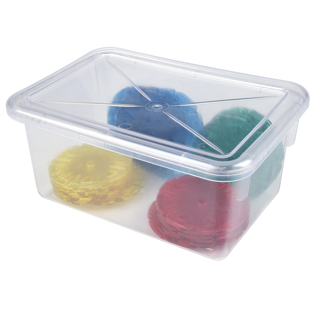 Clear Tough Tote with Toys Inside
