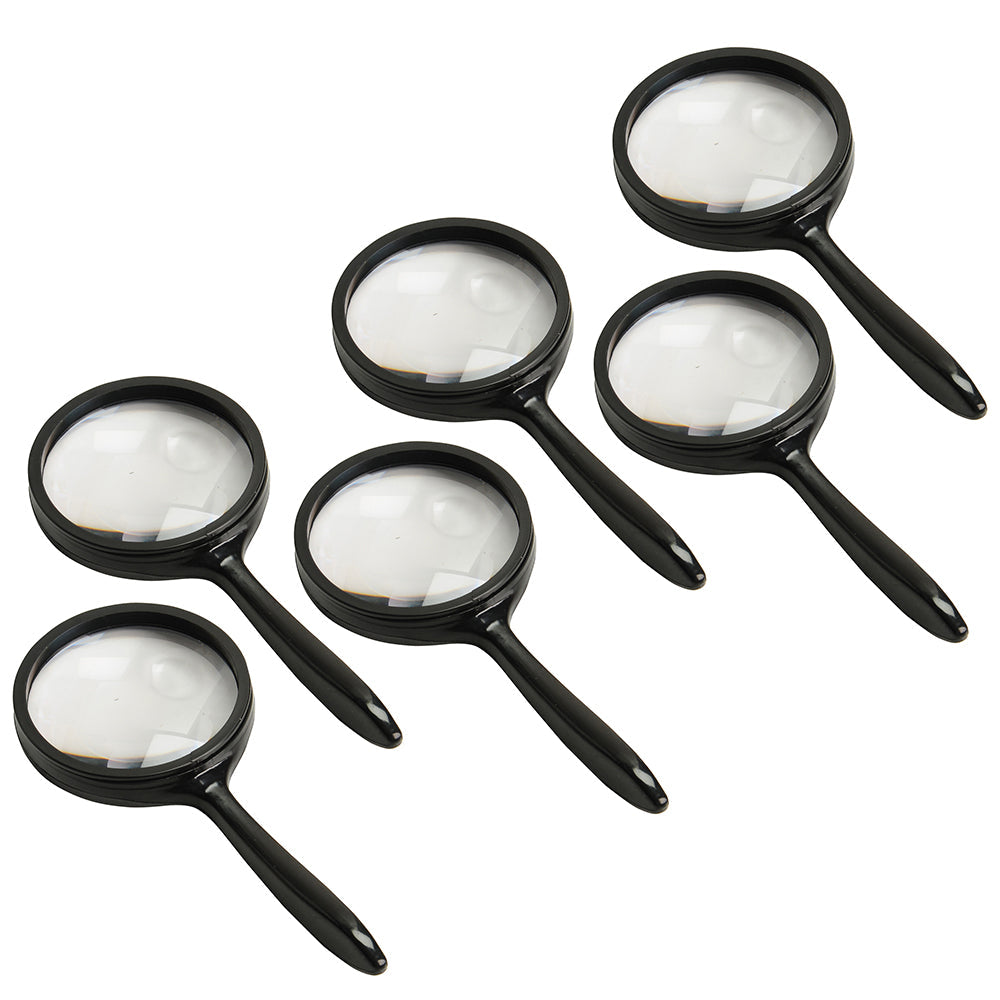 Unbreakable Bifocal Magnifying Glasses | Set of 6 with 2x/4x Zoom