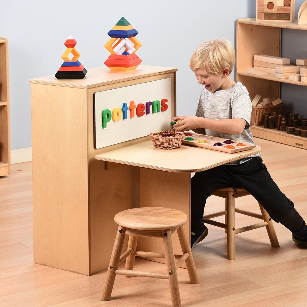 Learning Center with Stools in a Classroom Atmosphere