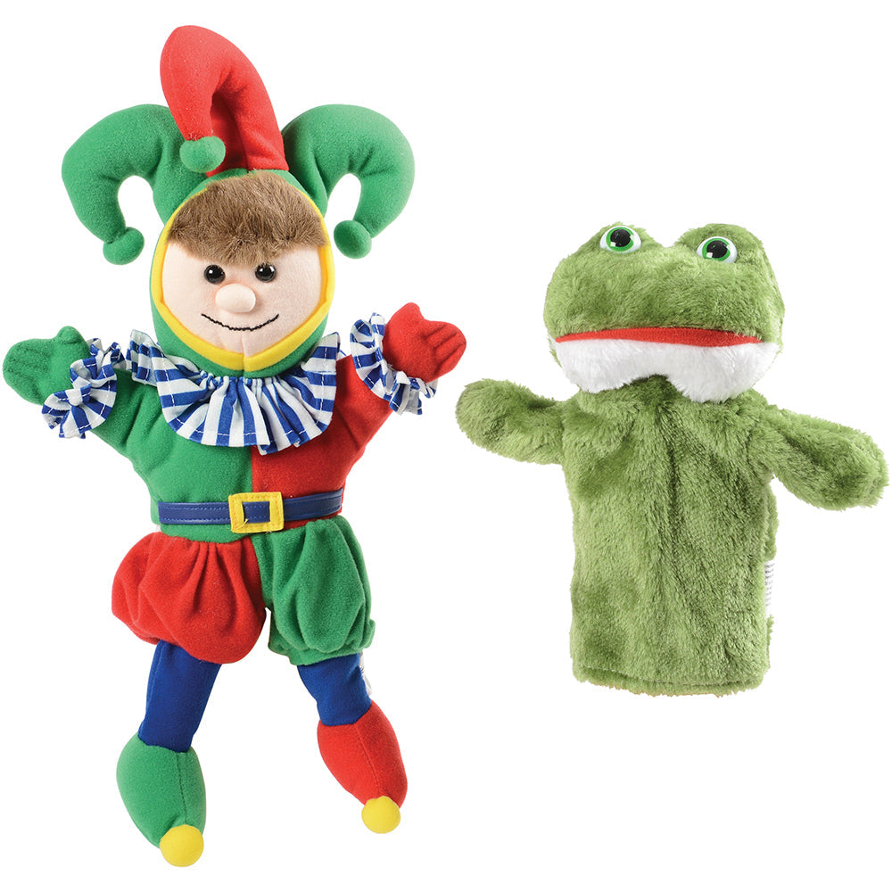 Jester & Frog Royal Hand Puppets