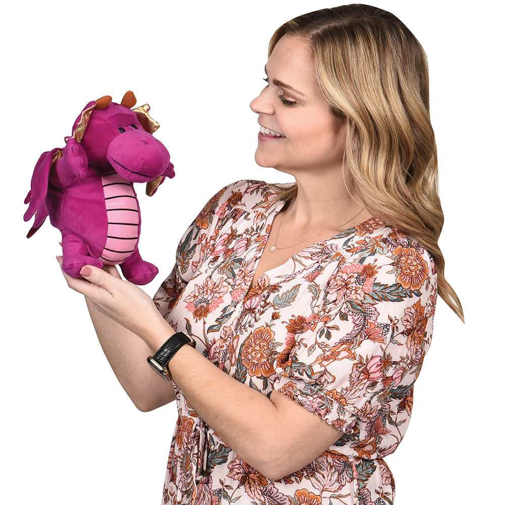 Adult Using Dragon Hand Puppet