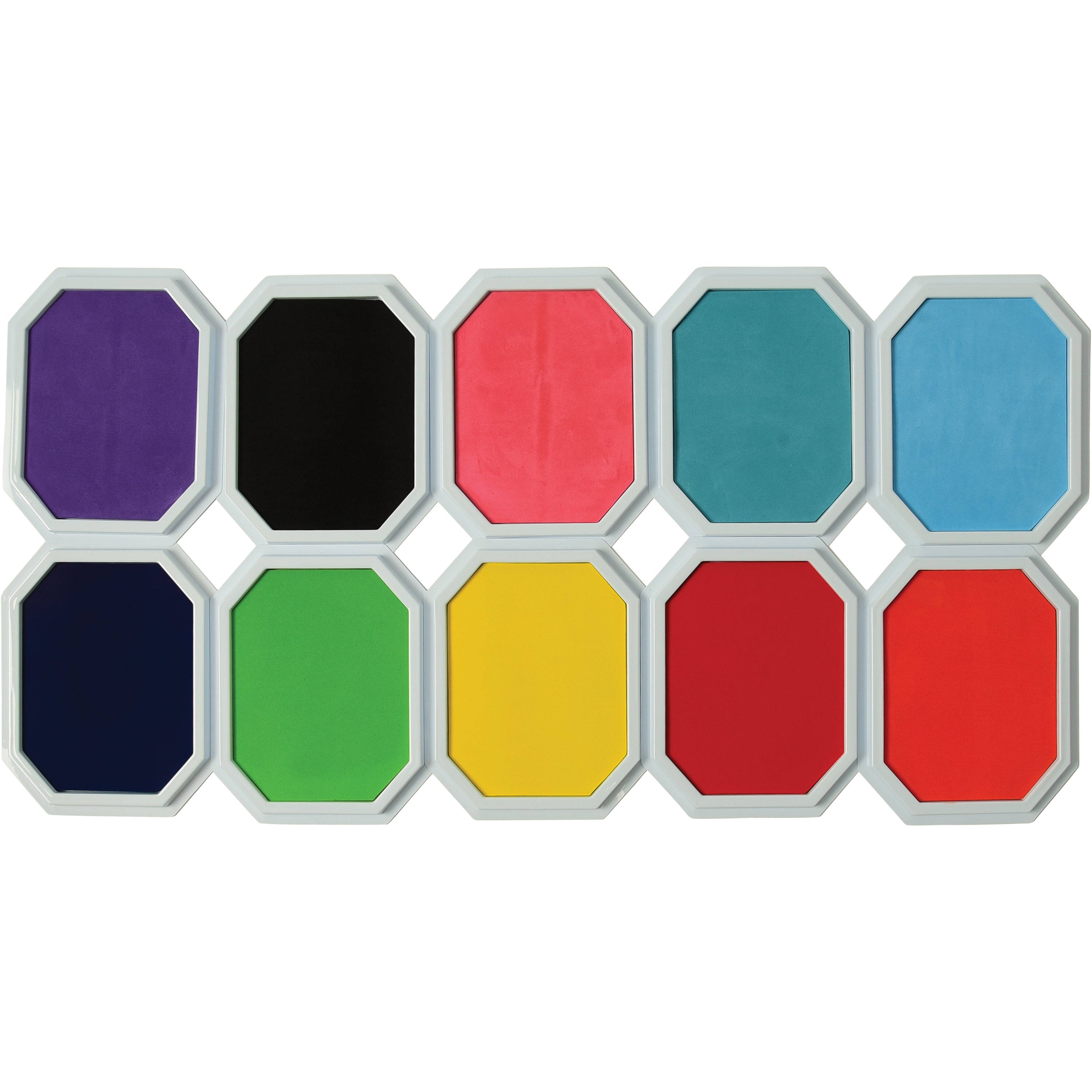 Mega Washable Stamp Pads | Set Of 10 Colors