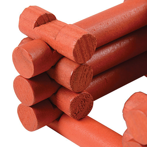 Real Wooden Pioneer Logs - 200 Pieces