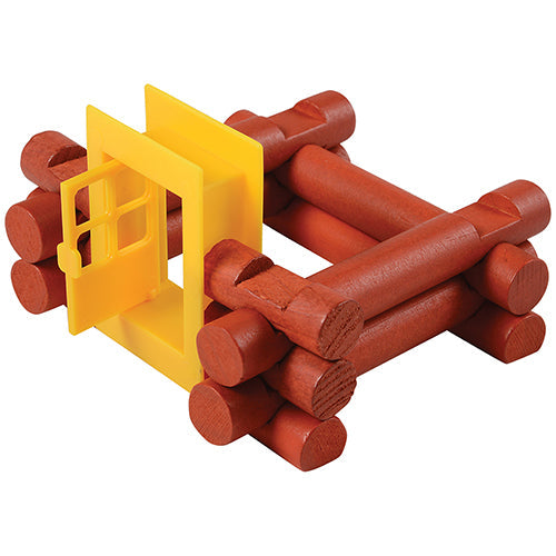 Real Wooden Pioneer Logs - 200 Pieces