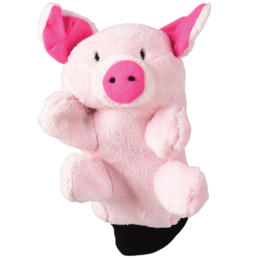 Stuffed Pig Glove Puppet | 9" Storytelling Farm Animal Puppet