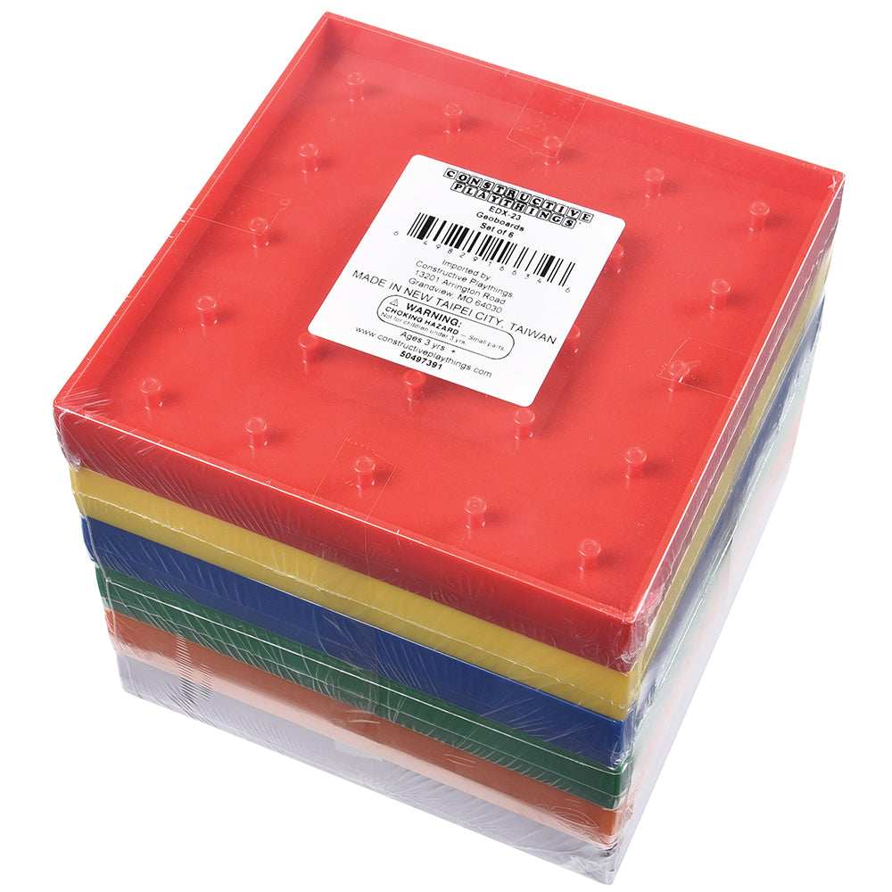 Top of Geoboards Packaging