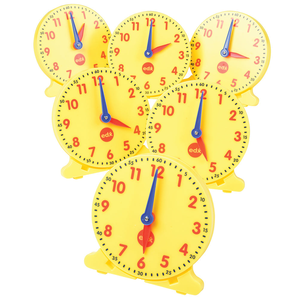 Geared Student Clock / Set of 6