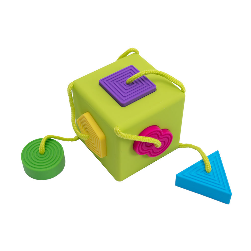 Tactile Shapes of Oombee Cube Shape Sorter