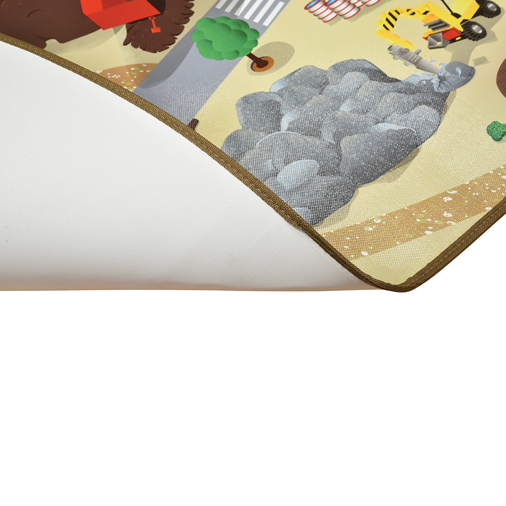 Construction Road Play Mat – Wipe Clean Surface