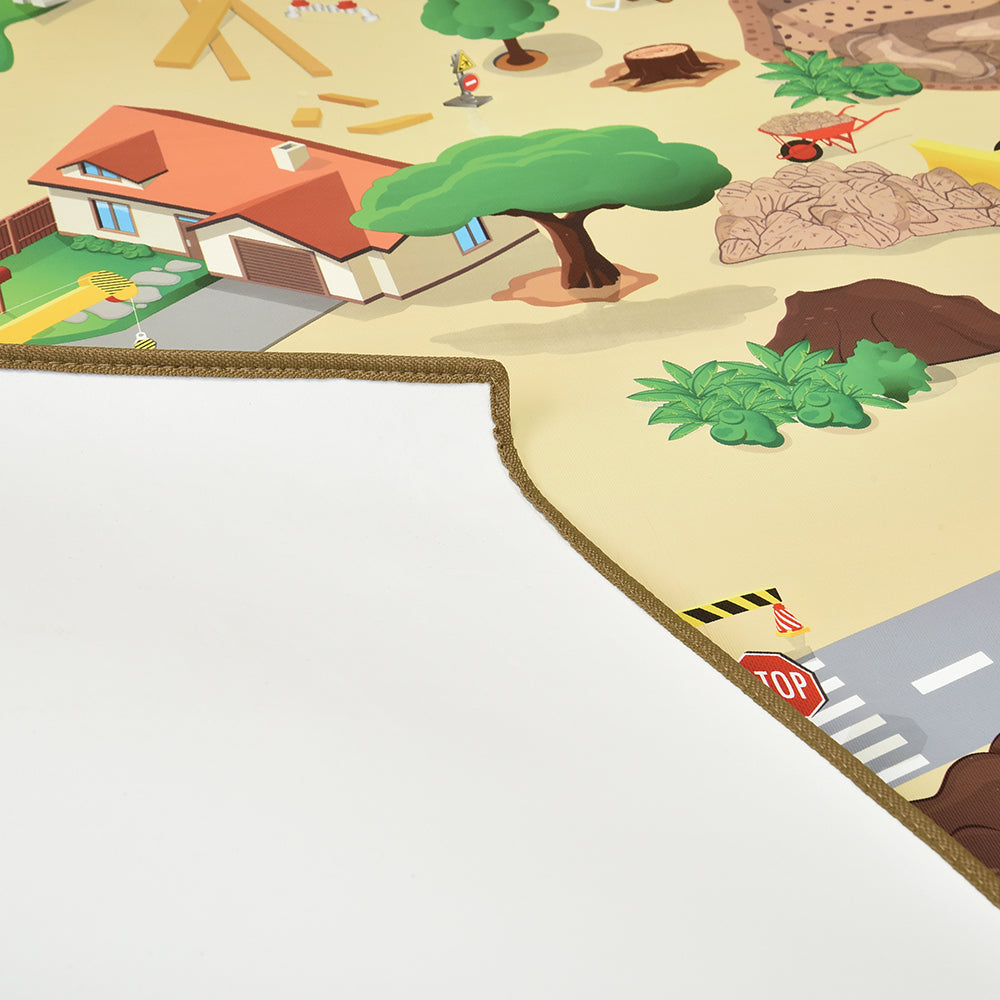Construction Road Play Mat – Wipe Clean Surface