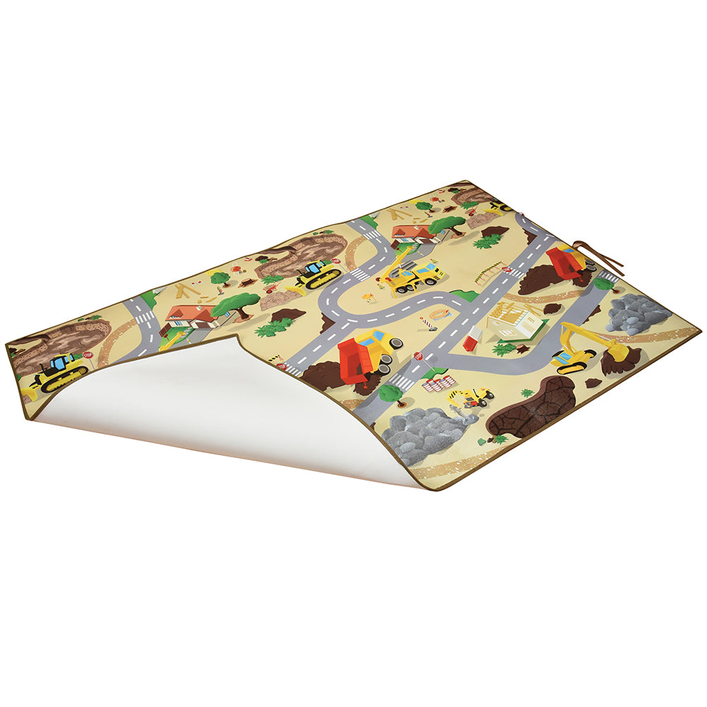 Construction Road Play Mat – Wipe Clean Surface