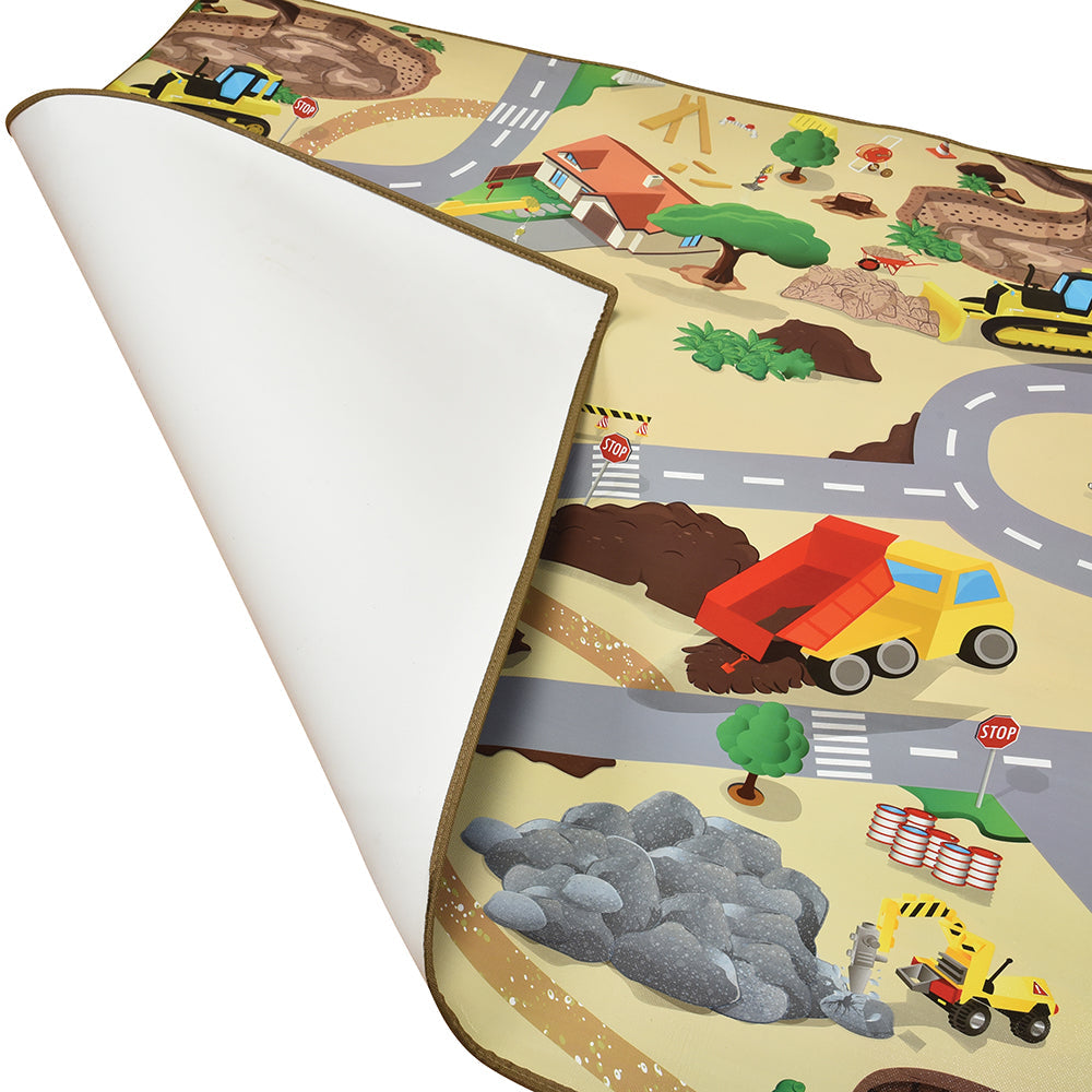Construction Road Play Mat – Wipe Clean Surface