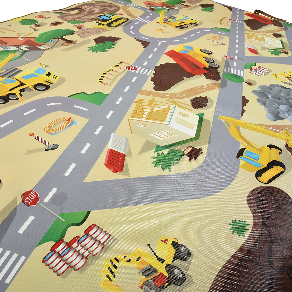 Construction Road Play Mat – Wipe Clean Surface